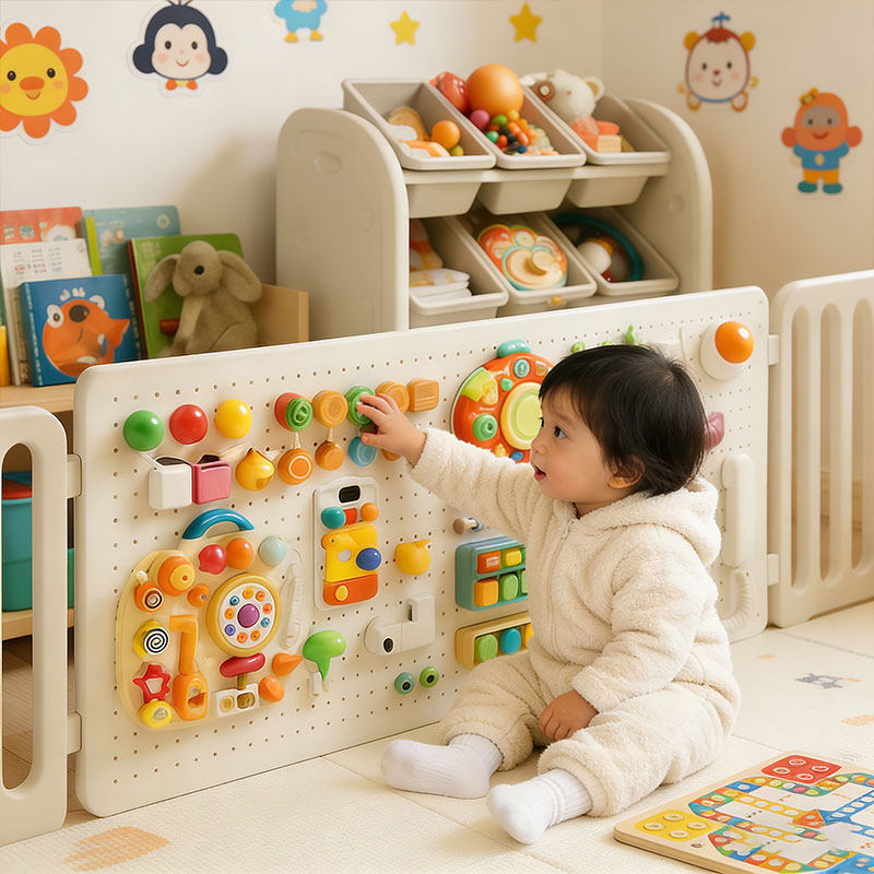 蒙氏忙碌板洞洞板早教益智挂围栏玩具diy配件儿童婴儿宝宝置物架,住宅家具,搁板/置物架/家用陈列架,淘宝优惠券,粉丝福利购,淘宝优惠卷