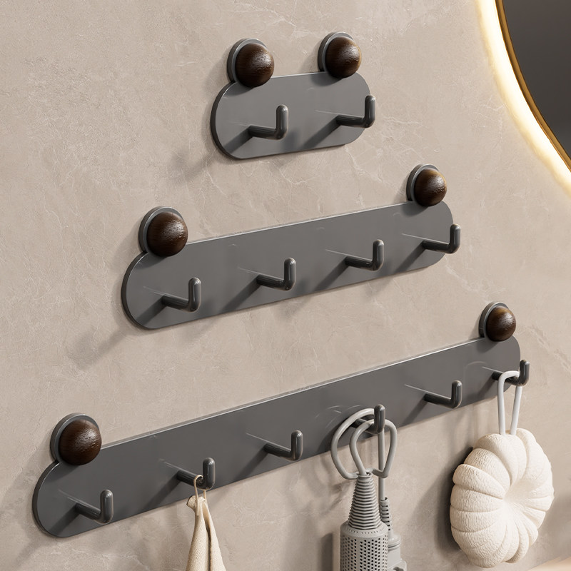 免打孔浴室挂钩承重强力粘胶厨房卫生厕所门后挂衣架墙上壁挂毛巾