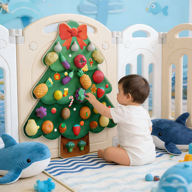 儿童水果切切乐圣诞树蒙氏早教