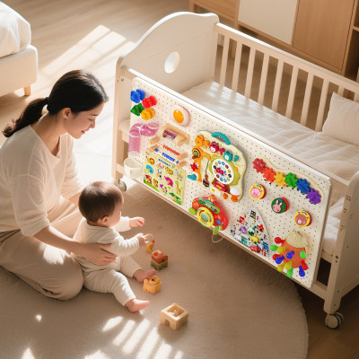 宝宝启蒙培养专注力认知忙碌板