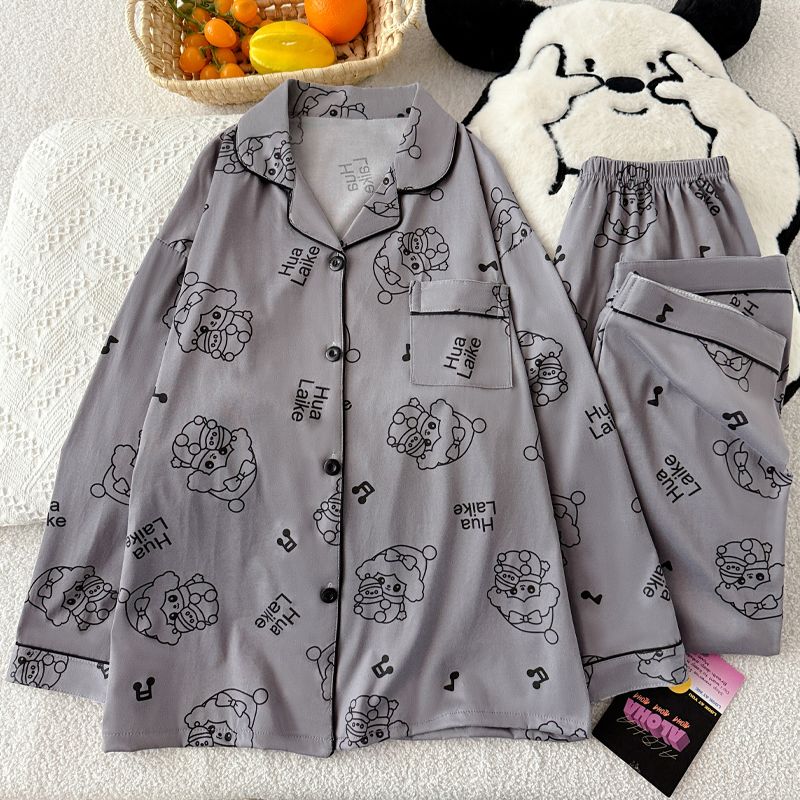 2025新款可爱卡通小熊睡衣套装