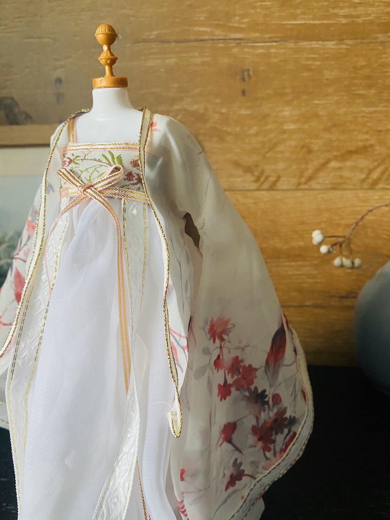 古风汉服diy儿童服装设计课程娃衣可穿脱手工制作材料包