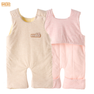 宝宝儿童肚兜纯棉婴儿睡觉护肚子神器秋冬小孩加厚保暖背心防着凉