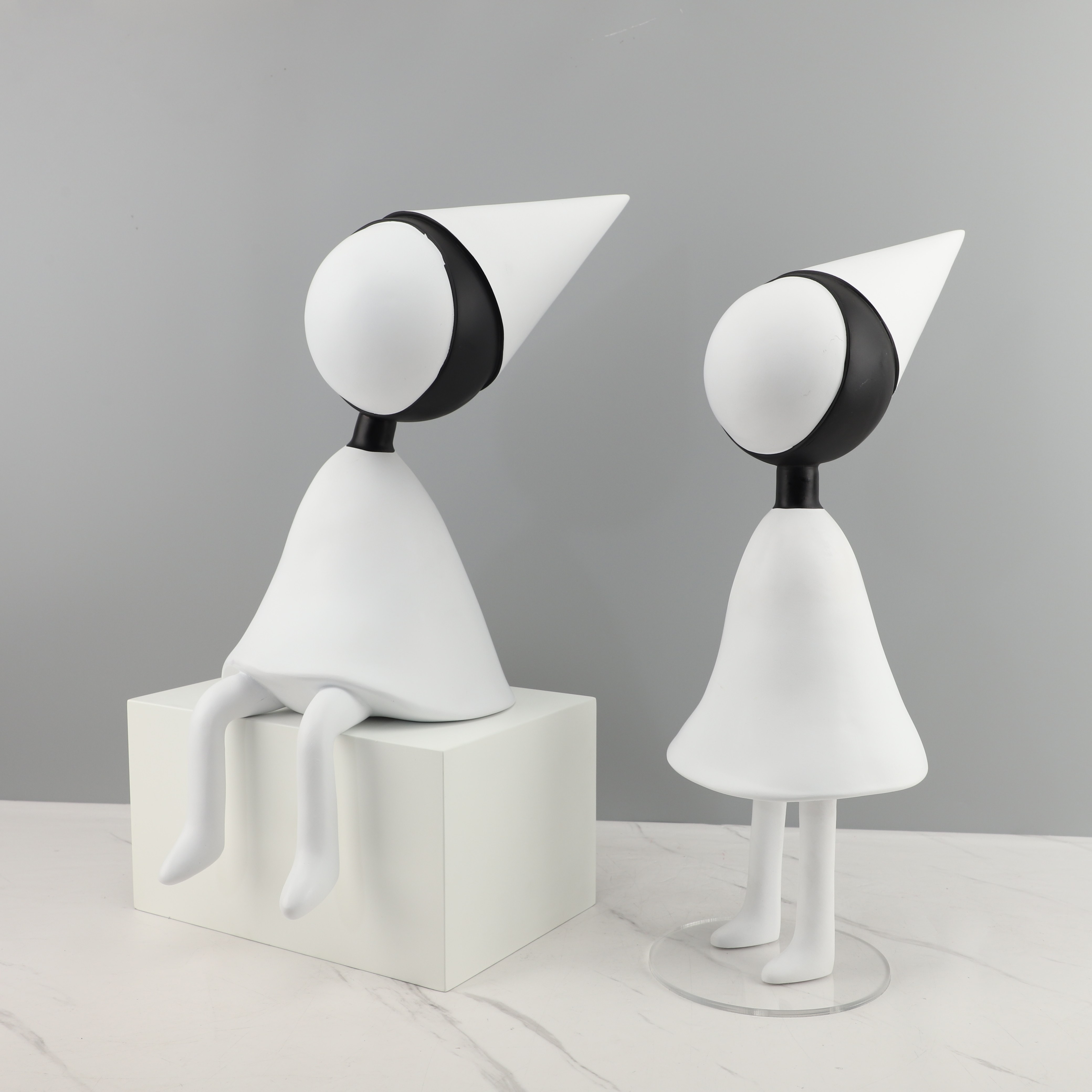 豪克创艺现代简约树脂艾达公主人物艺术摆件客厅玄关电视柜,家居饰品,装饰摆件,淘宝优惠券,粉丝福利购,淘宝优惠卷