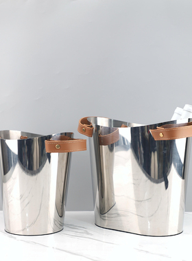 轻奢不锈钢香槟红酒冰桶装饰酒桶