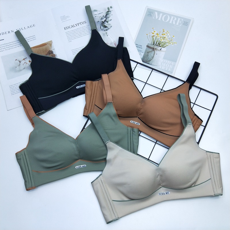 赛芬3522新品光面无钢圈文胸聚拢