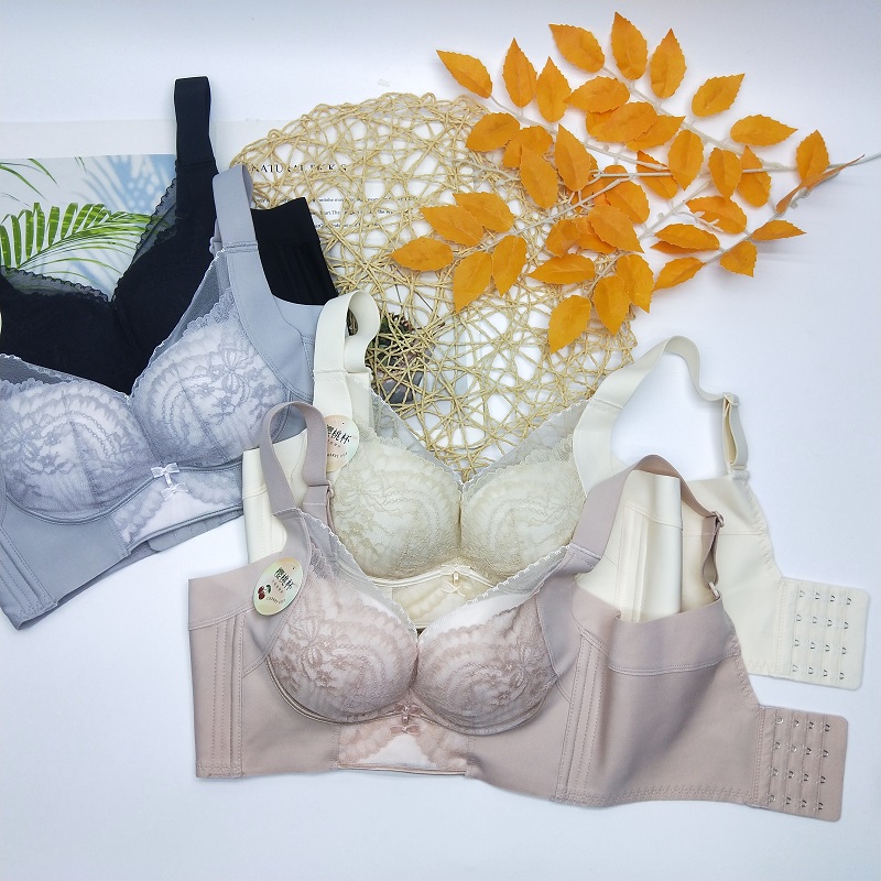 玫丹芝舒适无钢圈加厚内衣女小胸