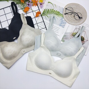 水晶伴侣1117简约无痕全固定厚A杯内衣女 小胸显大不空杯聚拢文胸