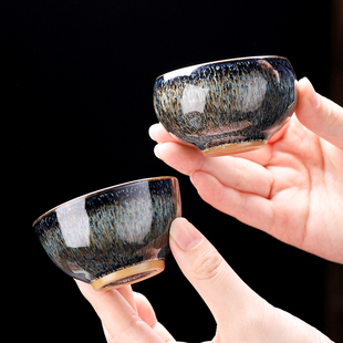 清仓钧灰窑变功夫茶具套装家用三才悬停盖碗泡茶壶茶杯陶瓷公道杯