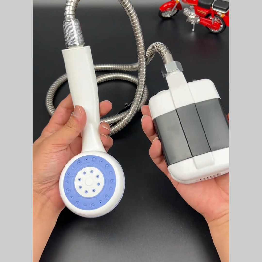 户外宿舍洗澡神器家用租房农村野营电动淋浴器便携式简易吸水花洒