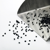 圆形黑色尖低锆石镶嵌配钻石头黑天鹅补钻DIY手工材料圆刻面裸钻