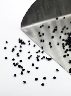 圆形黑色尖低锆石镶嵌配钻石头黑天鹅补钻DIY手工材料圆刻面裸钻