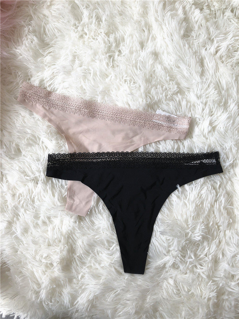 运动无痕丁字裤 裸感冰丝透气蕾丝肤色黑色内裤|ruв категории Нижнее белье, трусы - от Buy2taobao.com для оказания профессиональной услуги покупки агента Taobao