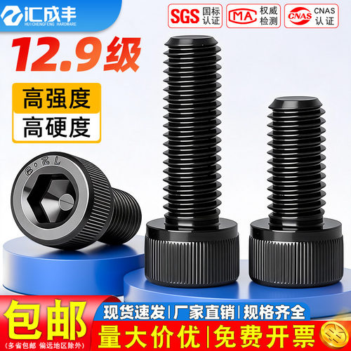 【现货速发】12.9级内六角螺栓