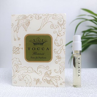 TOCCA/托卡 Florence佛洛伦斯 香柠檬与栀子花女士香水1.5ml 小样