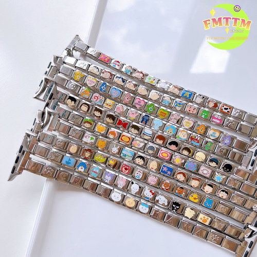 FMTTM原创卡通模块手链适用iwatch苹果手表华为小米手环DIY表带