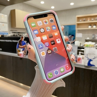 适用苹果15手机壳iphone13屏幕保护14pro硬壳12全包X防摔XR气囊11加厚xsmax包边iph男mini套8plus硅胶7P女ip