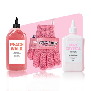 Reze孟子义明星同款黄皮三件套美白身体乳保湿滋润烟酰胺沐浴露手