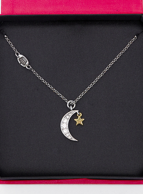 简约百搭镶钻星星INS项链送人