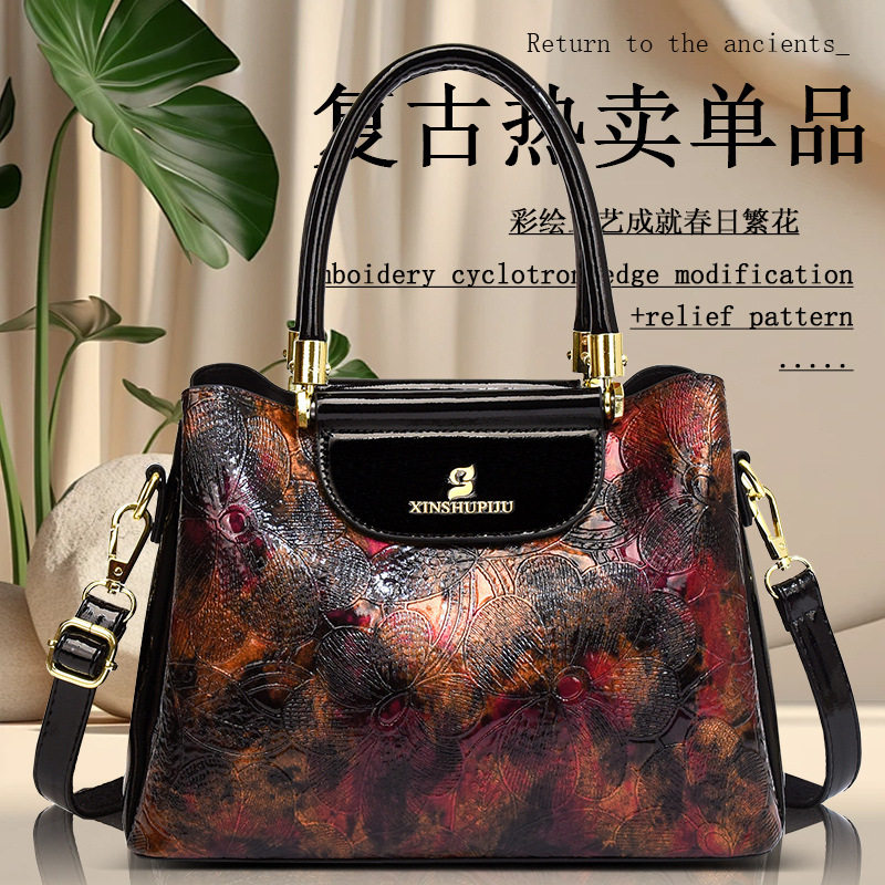 单肩包女欧美复古时尚潮流手提包小众设计百搭气质高级感斜挎包,箱包皮具/热销女包/男包,单肩包,淘宝优惠券,粉丝福利购,淘宝优惠卷