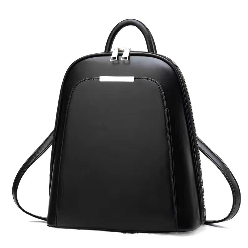 新款纯色厂家中年女士双肩包bag书包旅行背包两用大容量妈bags