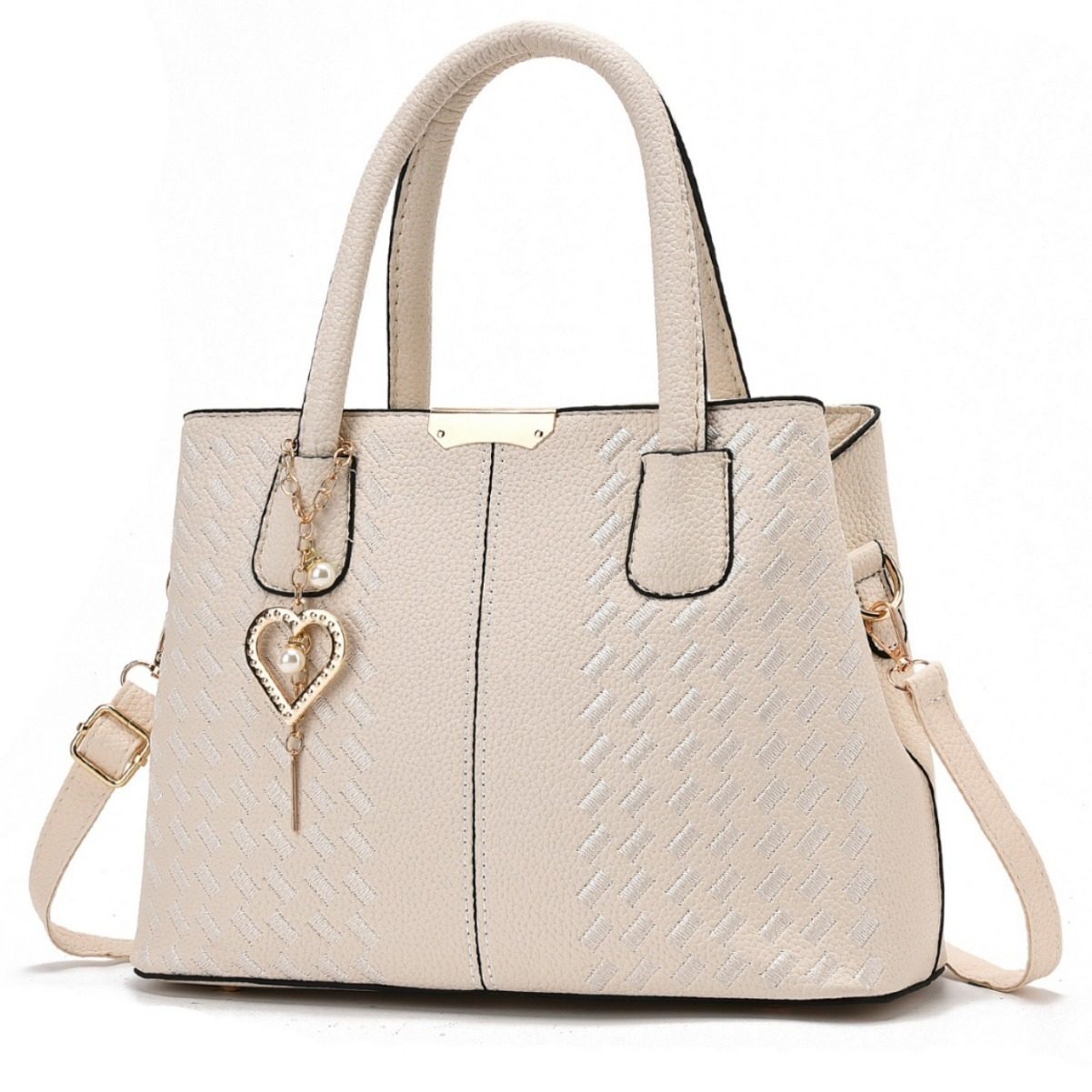 2024夏季新款潮流时尚绣线单肩斜跨外贸女包大容量轻奢手提妈妈包,箱包皮具/热销女包/男包,单肩包,淘宝优惠券,粉丝福利购,淘宝优惠卷