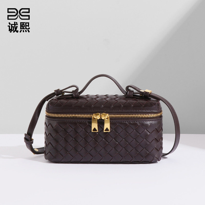 韩版盒子包斜挎编织百搭饭盒包双向拉链开合手提包潮流单肩小方包,箱包皮具/热销女包/男包,单肩包,淘宝优惠券,粉丝福利购,淘宝优惠卷