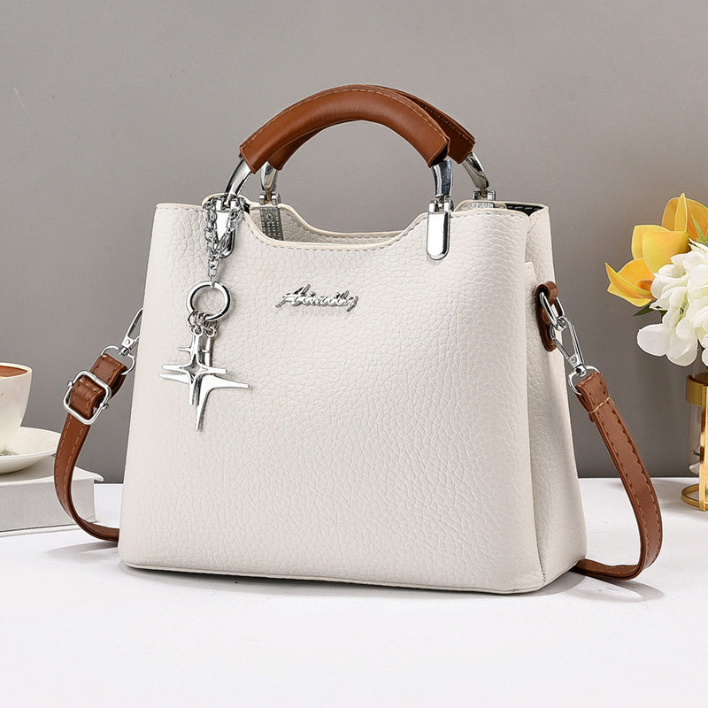 女士质感单肩包bag简约百搭手提包软皮大容量通勤女包跨境bags,箱包皮具/热销女包/男包,单肩包,淘宝优惠券,粉丝福利购,淘宝优惠卷