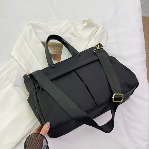 笔记本电脑包2024新款手提单肩斜挎女士公文包包韩版大容量托特包