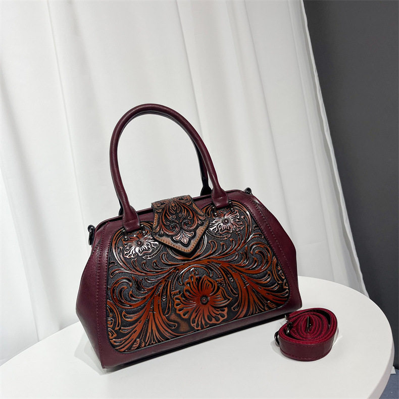 复购花纹手提包新款时尚欧美擦色图腾系列压花单肩包擦色工艺女包,箱包皮具/热销女包/男包,单肩包,淘宝优惠券,粉丝福利购,淘宝优惠卷