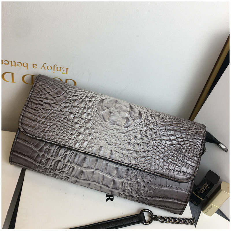 跨境手拿包包女士高级感鳄鱼纹单肩包欧美时尚复古潮流链条小方包,箱包皮具/热销女包/男包,单肩包,淘宝优惠券,粉丝福利购,淘宝优惠卷