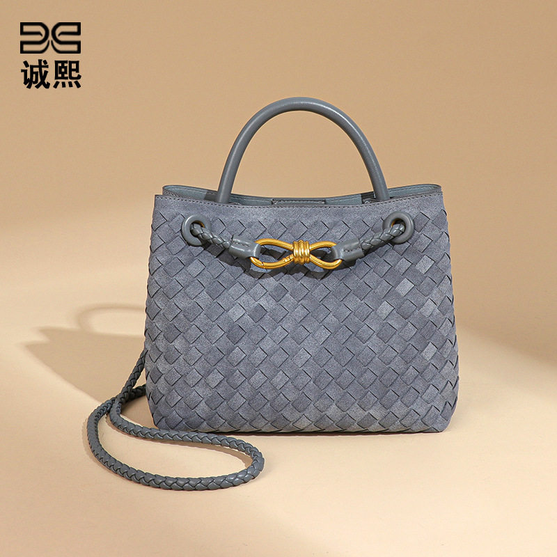 欧美高级感手提托特包秋冬复古磨砂麂皮绒编织女包时尚单肩斜跨包,箱包皮具/热销女包/男包,单肩包,淘宝优惠券,粉丝福利购,淘宝优惠卷