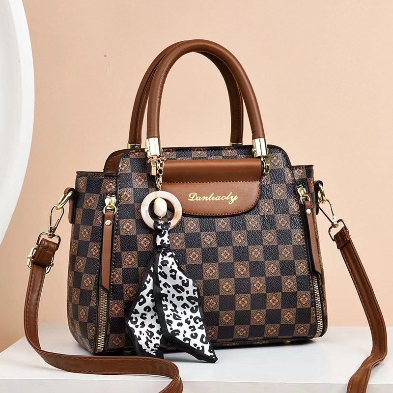 2024托特包bag复古pu单肩包手提包大容量斜挎包ladiesbags女包包,箱包皮具/热销女包/男包,单肩包,淘宝优惠券,粉丝福利购,淘宝优惠卷