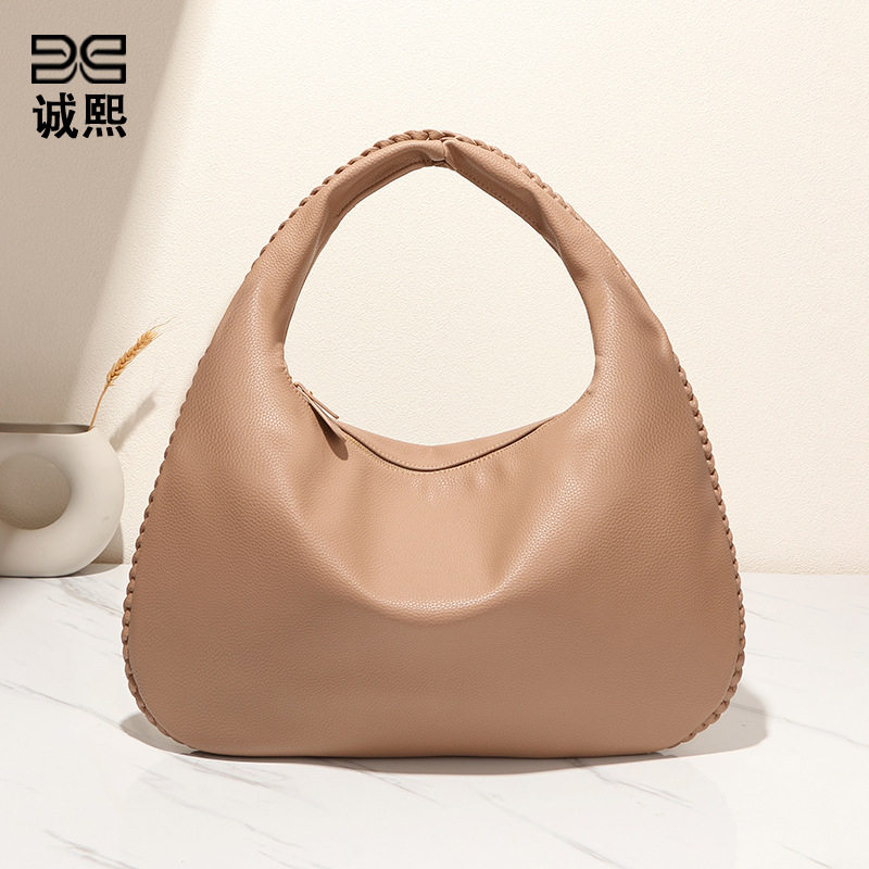 外贸跨境秋冬新款大容量月牙包时尚手提饺子包高级感女单肩腋下包,箱包皮具/热销女包/男包,单肩包,淘宝优惠券,粉丝福利购,淘宝优惠卷