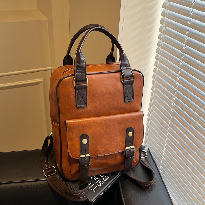 跨境外贸双肩包女2025新款时尚创意背包个性PU单肩包可手提包,箱包皮具/热销女包/男包,双肩背包,淘宝优惠券,粉丝福利购,淘宝优惠卷