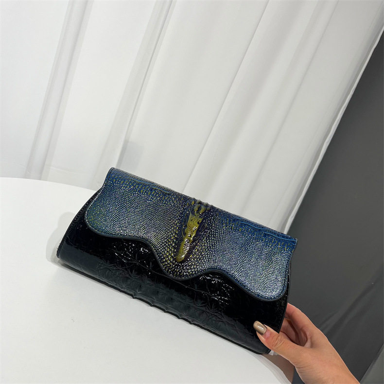 手拿包鳄鱼皮欧美质感国国风信封包大容量单肩包简约百搭通勤钱包,箱包皮具/热销女包/男包,单肩包,淘宝优惠券,粉丝福利购,淘宝优惠卷