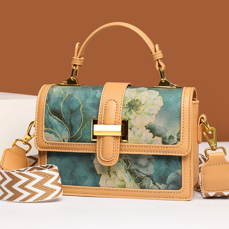 单肩包民族风新中式香云纱手提包绣花中国风包通勤百搭质感包包,箱包皮具/热销女包/男包,单肩包,淘宝优惠券,粉丝福利购,淘宝优惠卷