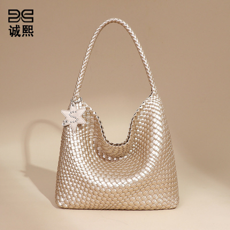 韩版大容量子母托特包手工编织包包通勤腋下单肩包简约时尚手提包,箱包皮具/热销女包/男包,单肩包,淘宝优惠券,粉丝福利购,淘宝优惠卷