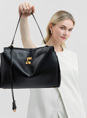 B家包包女新款rodeo包单肩包大容量通勤手提包高级感时尚托特包女