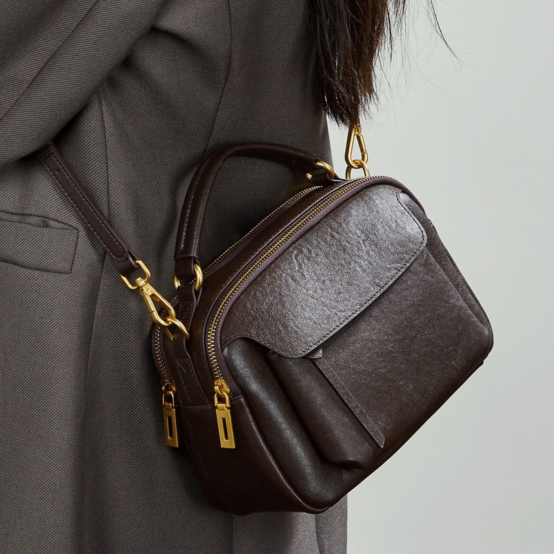 真皮时尚波士顿包女复古头层水晶植鞣牛皮手提斜挎包潮流单肩女包,箱包皮具/热销女包/男包,单肩包,淘宝优惠券,粉丝福利购,淘宝优惠卷