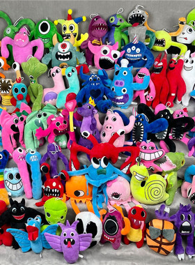 garten of banban plush班班乐园幼儿园公仔玩偶毛绒玩具新款大号