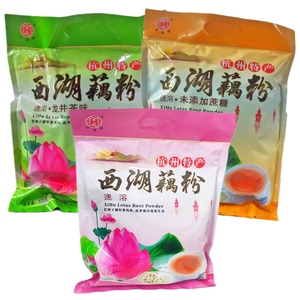 华源昌西湖藕粉速溶颗粒莲藕粉羹未添加蔗糖原味冲泡代餐杭州特产