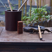 狼毫羊毫兼毫湖笔收藏自用文房四宝书画书法行书楷书专用毛笔初学者 印人书廊毛笔单支装 西泠印社