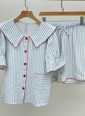 LUNALUZ韩国进口情侣家居服纯棉