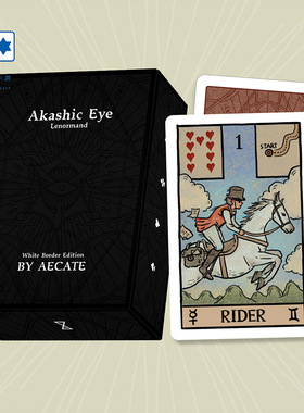 原创正版 卡西之眼雷诺曼白边框版 AKashic Eye 利诺曼桌游卡牌