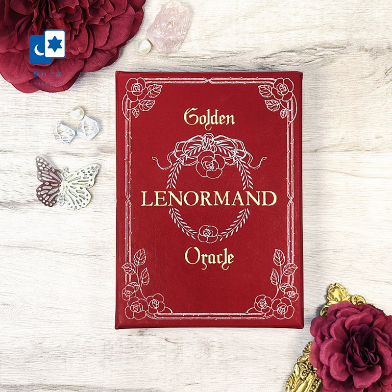 进口正版黄金利诺曼 Golden Lenormand 烫金雷诺曼桌游卡牌