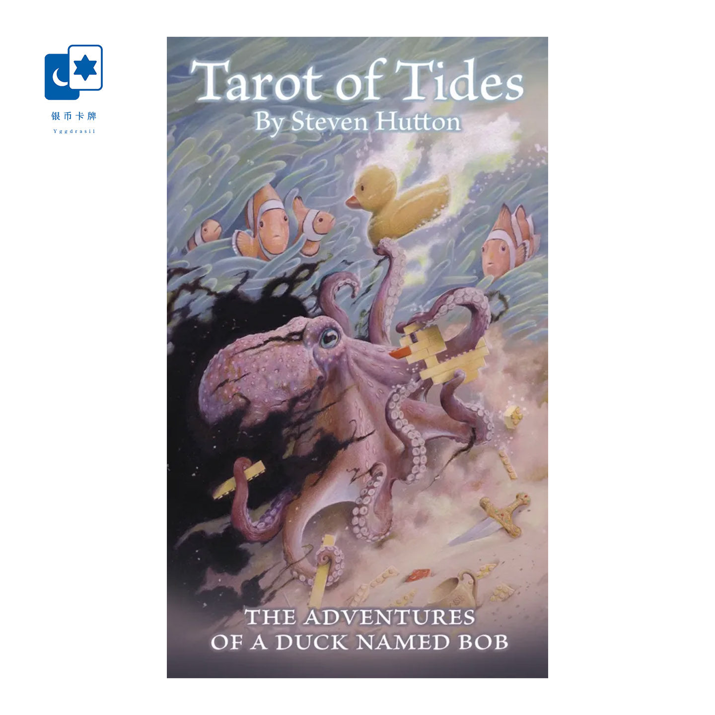 【订】进口正版潮汐塔罗牌 小黄鸭鲍勃的冒险之旅 Tarot of Tides