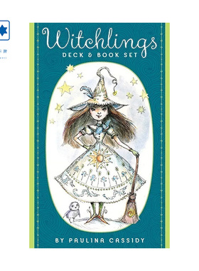 进口正版 实用魔力神谕卡 Witchlings Deck & Book Set 桌游卡牌