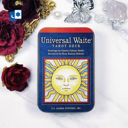 原装正版普及伟特塔罗牌铁盒便携版Universal Waite Pocket