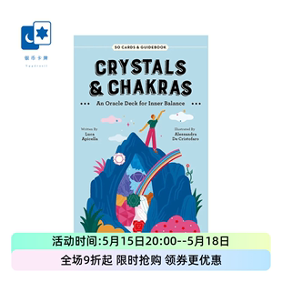 进口正版内在水晶神谕卡 Crystals & Chakras 桌游卡牌